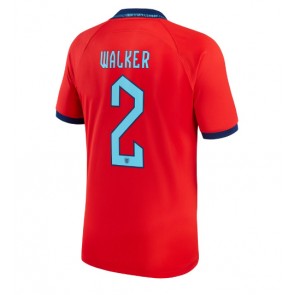 Engleska Kyle Walker #2 Gostujuci Dres SP 2022 Kratak Rukavima
